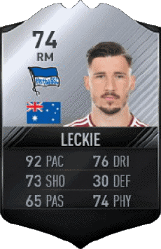 Multimedia Vídeo Juegos F I F A - Jugadores  cartas Australia Mathew Leckie 