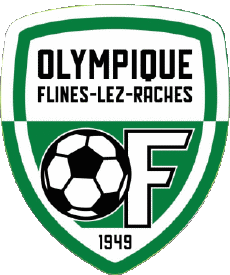 Sports FootBall Club France Logo Hauts-de-France 59 - Nord Olympique  Flines Lez Raches 