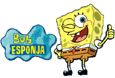 Multimedia Cartoons TV Filme Sponge Bob Schwammkopf Spanisches Logo 