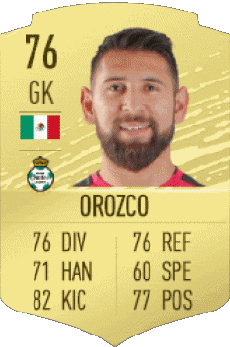 Multimedia Vídeo Juegos F I F A - Jugadores  cartas México Jonathan Orozco 