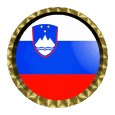 Flags Europe Slovenia Round - Rings 