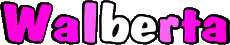 Nombre FEMENINO - Francia W Walberta 