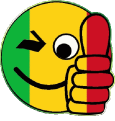 Flags Africa Mali Smiley - OK 
