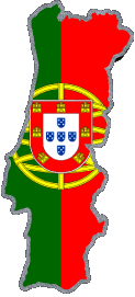 Banderas Europa Portugal Mapa 