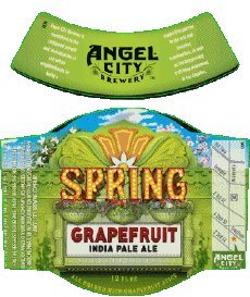 Spring - Grapefriut indian pale ale-Bebidas Cervezas USA Angel City Brewery 