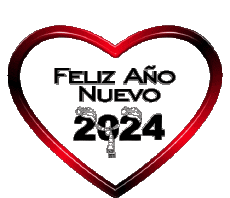 GIF 01 Feliz Año Nuevo 2024 Español Mensajes