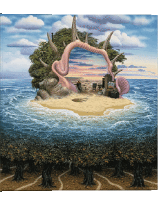 Humor -  Fun Artists Painter Jacek Yerka 