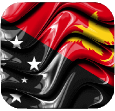 Flags Oceania Papua New Guinea Square 