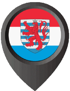 Fahnen Europa Luxemburg Standort-Pin 