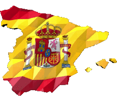 Banderas Europa España Mapa 