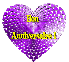 Messages Français Bon Anniversaire Coeur 009 