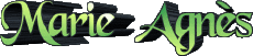 Vorname WEIBLICH - Frankreich M Zusammengesetzter Marie Agnès 