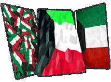 Bandiere Asia Kuwait Forma 01 