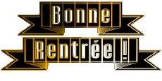 Messages French Bonne Rentrée Transparent Background 02 