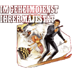 Multimedia Películas Internacional James Bond 007 Al Servicio secreto de su Majestad Logotipo Alemán 