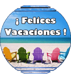 Prénoms - Messages Messages - Espagnol Felices Vacaciones 02 
