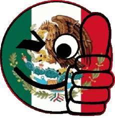 Banderas América México Smiley - OK 