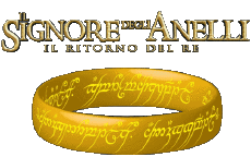 Multi Média Cinéma International Le Seigneur des Anneaux Le Retour du roi Logo Italien 