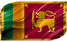 Banderas Asia Sri Lanka Rectángulo 
