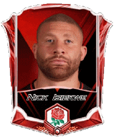 Sports Rugby - Players England Team 2025 Nick Isiekwe 