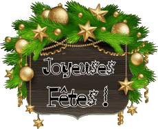 Messagi Francese Joyeuses Fêtes (Noël) Serie 20 