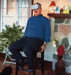 Humor - Fun GENTE Casco de realidad virtual Serie 01 