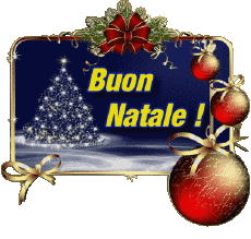 Vorname - Nachrichten Nachrichten -Italienisch Buon Natale Serie 09 