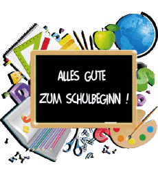 Messages Allemand Alles Gute zum Schulbeginn Fond Transparent 002 