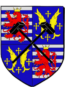 Blasón-Banderas Francia Departamentos - Ciudades 57 HAYANGE Blasón