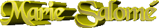 Prénoms FEMININ - France M Composé Marie Salomé 