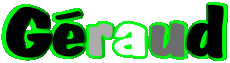 Vorname MANN - Frankreich G Géraud 