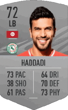 Multi Média Jeux Vidéo F I F A - Joueurs Cartes Tunisie Oussama Haddadi 