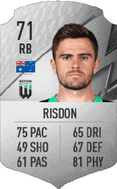 Videogiochi F I F A - Giocatori carte Australia Josh Risdon 