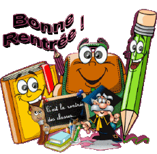 Messages Français Bonne Rentrée Fond Transparent 05 