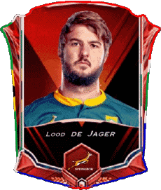 Sportivo Rugby - Giocatori Sud Africa Lood de Jager 