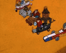 Multi Média Dessins Animés TV Cinéma Les Fous du volant Motors Race Video GIF - 06 