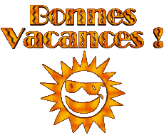 Messages French Bonnes Vacances Transparent Background 04 