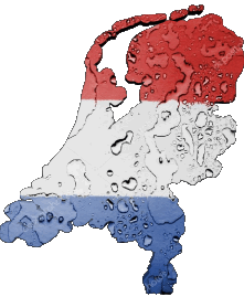 Flags Europe Netherlands Map 