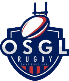 Sportivo Rugby Club Francia Logo Dept 69 Ol St Genis Laval 