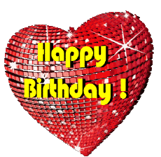 Messages Anglais Happy Birthday Heart 002 