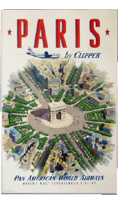 Humor - Fun Carteles retro - Lugares France Paris 