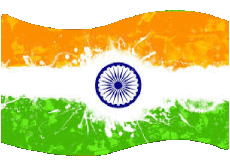 Fahnen Asien Indien Rechteck 