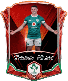 Sports Rugby - Joueurs Irlande Equipe 2025 Calvin Nash 