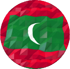 Flags Asia Maldives Round 