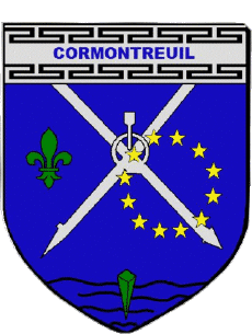 Blazon-Flags France Departments - Cities 51 CORMONTREUIL Blazon