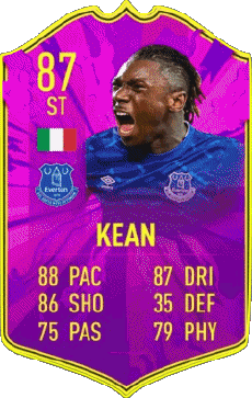 Multimedia Videospiele F I F A - Karten Spieler Italien Moise Kean 