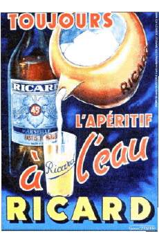 Humor -  Fun Retro Poster - Marken Ricard 