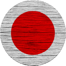 Bandiere Asia Giappone Tondo 