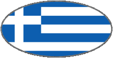 Banderas Europa Grecia Oval 