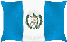Banderas América Guatemala Ondulación 
